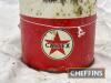 Caltex, formed from the coming together of Socal/Chevron and Texaco, 2.25lb grease tin, an uncommon find in the UK - 5