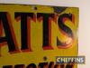 Pratt's Perfection Motor Spirit double sided enamel sign by Bruton, some restoration, 21x18ins - 8