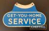 RAC 'Get You Home Service' double sided enamel sign - 2