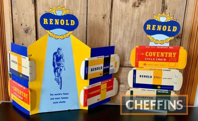 Pr. Renold cycle chain show cards