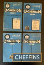 Dominion Motor Spirit News, 4no. issues 1937/8