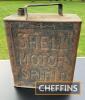 Scottish Oils Shell-Mex Motor Spirit 2gallon petrol can - 2