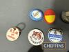 Qty petrol and oil company promotional lapel badges to inc' Duckhams, Havoline, Regent etc - 2