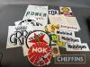 Good qty of petrol and car manufacturer company etc window stickers and decals to inc' Power, Mini, BMW, Shell, Mobil, Ampol