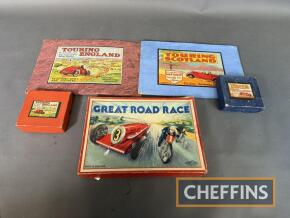 Touring England, Touring Scotland and Great Road Race, 3no. Automotive themed board games