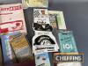 Qty motoring ephemera to inc' Mobiloil service hangers, AA books, petrol company maps etc - 3