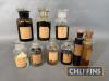 Shell-Mex BP, qty branded household and paraffin oil bottles/jars - 2