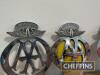 AA, 3no. uncommon grille badges to inc' Rhodesia, Suid-Afrika and South Africa - 2