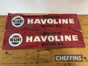 Havoline, Pr. NOS advertising window stickers