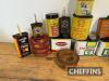 Qty oil and polish tins to inc' BP, Simoniz, Shell etc - 2