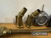 Qty Lodge spark plugs and tins t/w brass oilers etc - 2