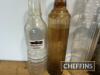 2no. Large oil bottles to inc' Shell X100, Esso t/w 2no. Rebranded oil bottles with reproduction stickers - 7