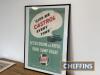 'Give Me Castrol Everytime' Let Us Drain and Refill Your Sump Today framed advertising poster 32x24ins