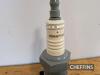 Champion, a novelty radio in form of spark plug, mounted to base c.14.5ins tall - 3