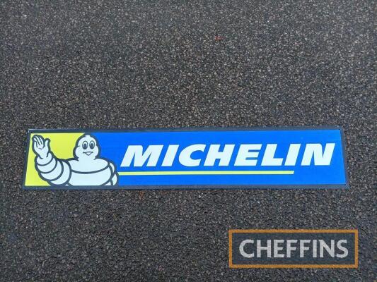 Michelin aluminium sign, reproduction