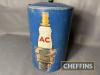 AC Sparkplugs counter top display cabinet