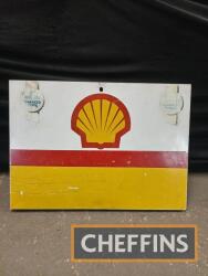 Petrol pump front panel in Shell livery