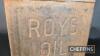 Roys Oil early 20th century 2gallon can - 2