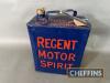 Regent Motor Spirit 2gallon petrol can with small 'x' on top - 2