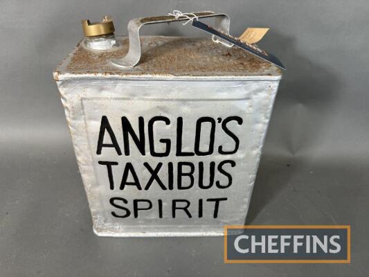 Anglos Taxibus Spirit 2gallon petrol can with correct cap