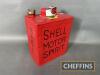 Shell Motor Spirit 2gallon petrol can, restored