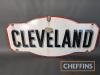 Cleveland double sided enamel sign 30x15ins - 4