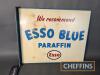 Esso Blue Paraffin printed aluminium flange mounted sign 22x18ins - 4