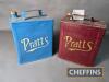 2no. Pratt's 2gallon petrol cans with Pratt's caps - 8