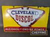 Cleveland Discol Alcohol For Engine Power double sided hanging enamel sign, 18x30ins - 2