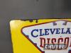 Cleveland Discol Alcohol For Engine Power double sided hanging enamel sign, 18x30ins - 7