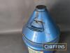 Esso Blue Paraffin conical 5gallon can with cap and tap - 4