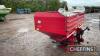 2014 Teagle Centreliner SE 1500 Fertiliser Drill c/w rollover sheet, pto shaft - 2