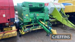 John Deere 578 Baler c/w control box & manual in office