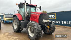 Case Puma 150 Tractor Hours: approx 9000 Reg. No. CU17 BTY Ser. No. ZGEP52377