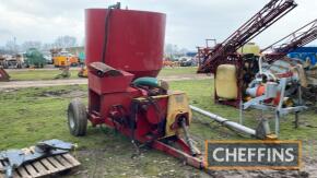 Farmhand Trailed Roller Mill & Mix c/w control box in office