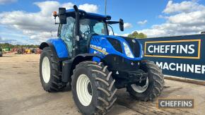 2023 New Holland T7.225 Tractor c/w Auto Command, Sidewinder, 140L/min, 4 x electric remote valves, Intelliview IV, Mitas 650/65 R38 & 540/65 R28, registration documents in office Hours: approx 1105 Reg. No. AK23 OSF Ser. No. HACT7225CND124742