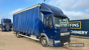 DAF 4SLF 7.5ton Curtainsider No V5 Reg. No. AY67 VCA