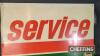 Castrol Service printed aluminium sign - 3