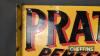 Pratts double sided flanged enamel sign c.16x24ins, reproduction - 2