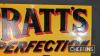 Pratts double sided flanged enamel sign c.16x24ins, reproduction - 3