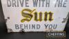 Sun Insurance Office Drive with The Sun Behind You single sided enamel sign 20x30ins - 4