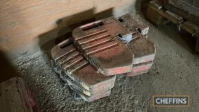 7no. Massey Ferguson 100series front weights