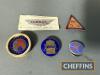 Qty commercial vehicle promotional lapel badges to inc' Leyland, Commer, Morris etc