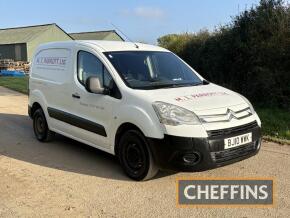 2010 CITROEN Berlingo 850 LX HDI VAN Reg No. BJ10 WWK Serial No. VF77D9HXCAJ642828 Mileage: 222,737 FDR: 14/05/2010 MOT until: 16/03/2025