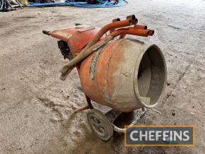 2019 Altrad-Belle mini-mix 150 petrol cement mixer. Serial No. 1009663M54BM51