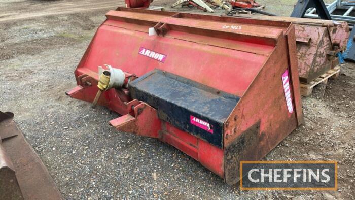 Arrow PTO Driven Feeder Bucket c/w hydraulic top link to fit 3 point linkage