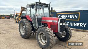 Massey Ferguson 390T 4wd Tractor fitted with a 12/12 gearbox, Hiline+ cab, registration documents in office Reg. No. P585 BAP Ser. No. F10260