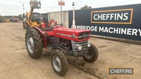 1967 Massey Ferguson 135 3cyl. Tractor Reg. No. YHR 446E