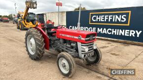 1967 Massey Ferguson 135 3cyl. Tractor Reg. No. JKP 355E Ser. No. 75767