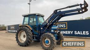 Ford 7610 Force 2 4wd Tractor c/w turbo, loader, super Q cab. Some spares in cab Reg. No. D299 EHN Ser. No. BB08951